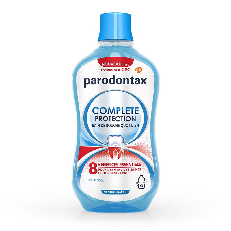 BAIN DE BOUCHE PROTECTION COMPLETE 500ML PARODONTAX