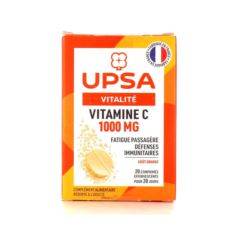 VITALITÉ VITAMINE C 1000 MG 20 COMPRIMES UPSA