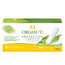 ORGANYC COTON BIO TAMPONS RÉGULIER X 16