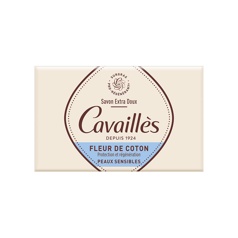 SAVON EXTRA DOUX FLEUR DE COTON 150G ROGE CAVAILLES