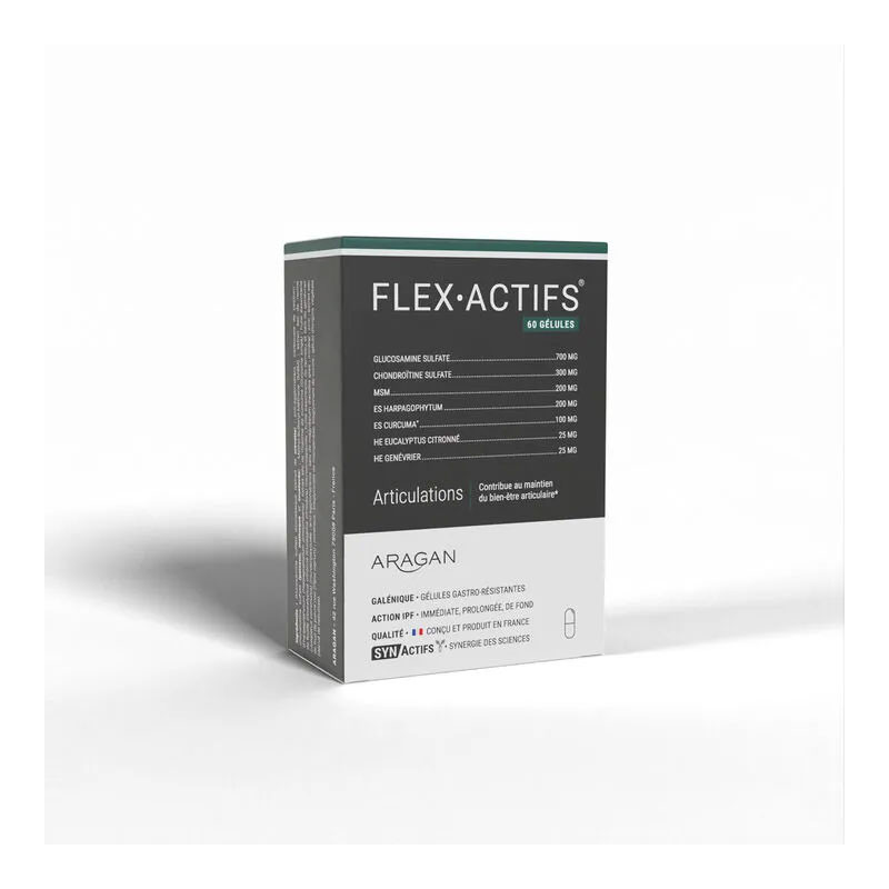 FLEX-ACTIFS 60 GÉLULES ARAGAN