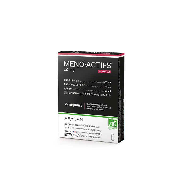 MENO-ACTIFS BIO 30 GÉLULES ARAGAN