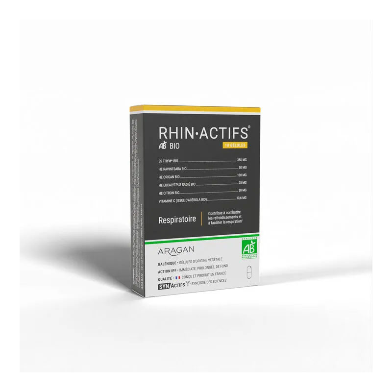 RHIN-ACTIFS BIO 10 GÉLULES ARAGAN RHIN-ACTIFS BIO 10 GÉLULES ARAGAN