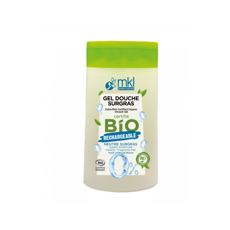 GEL DOUCHE SURGRAS NEUTRE BIO RECHARGEABLE 200ML MKL GREEN NATURE GEL DOUCHE SURGRAS NEUTRE BIO RECHARGEABLE 200ML MKL GREEN NATURE