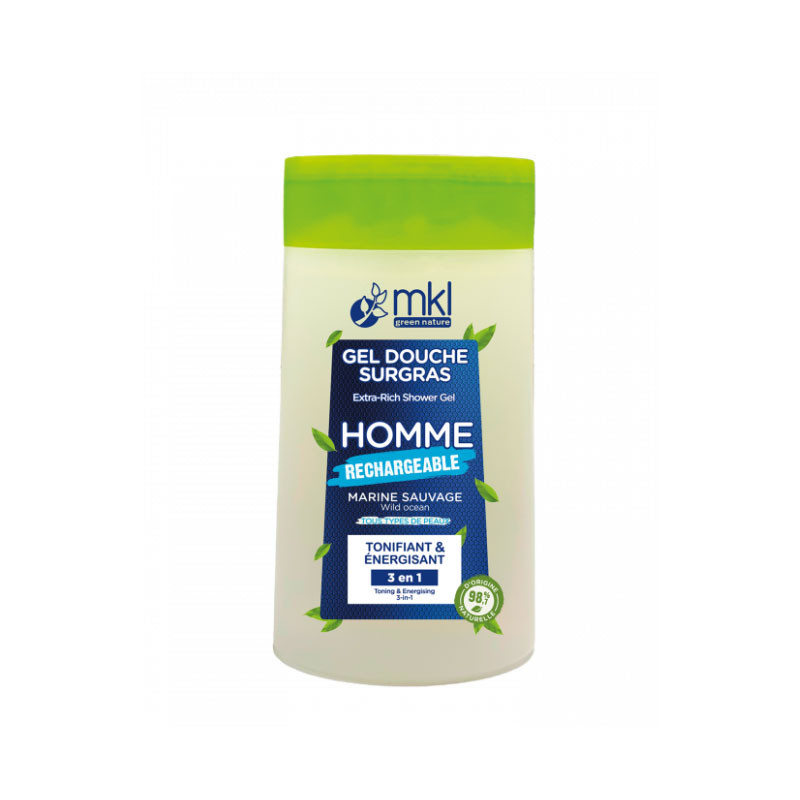 GEL DOUCHE SURGRAS HOMME RECHARGEABLE 200ML MKL GREEN NATURE GEL DOUCHE SURGRAS HOMME RECHARGEABLE 200ML MKL GREEN NATURE