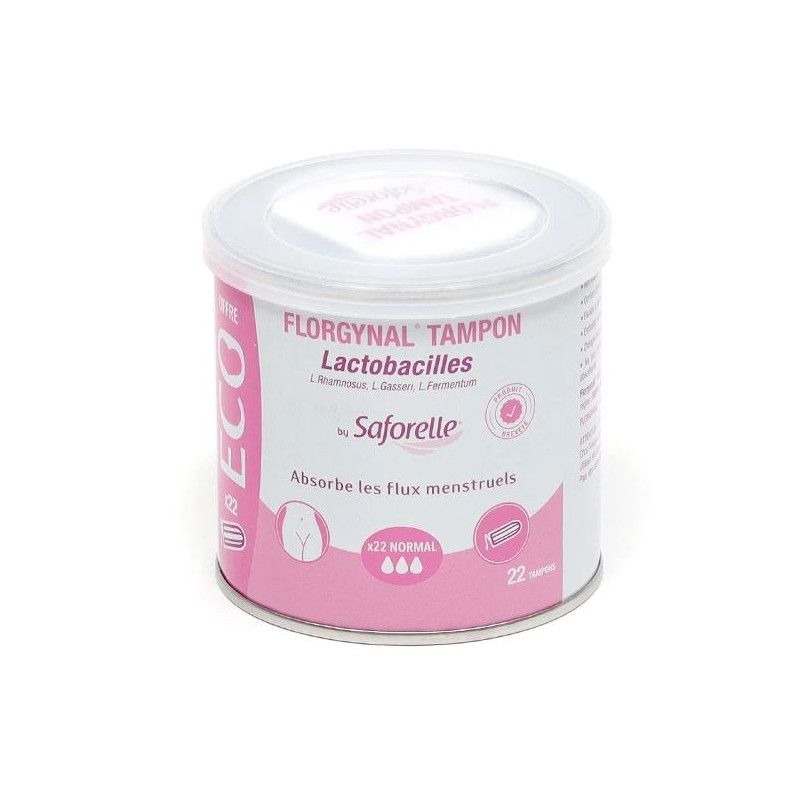 FLORGYNAL TAMPONS PROBIOTIQUES X22 NORMAL SAFORELLE