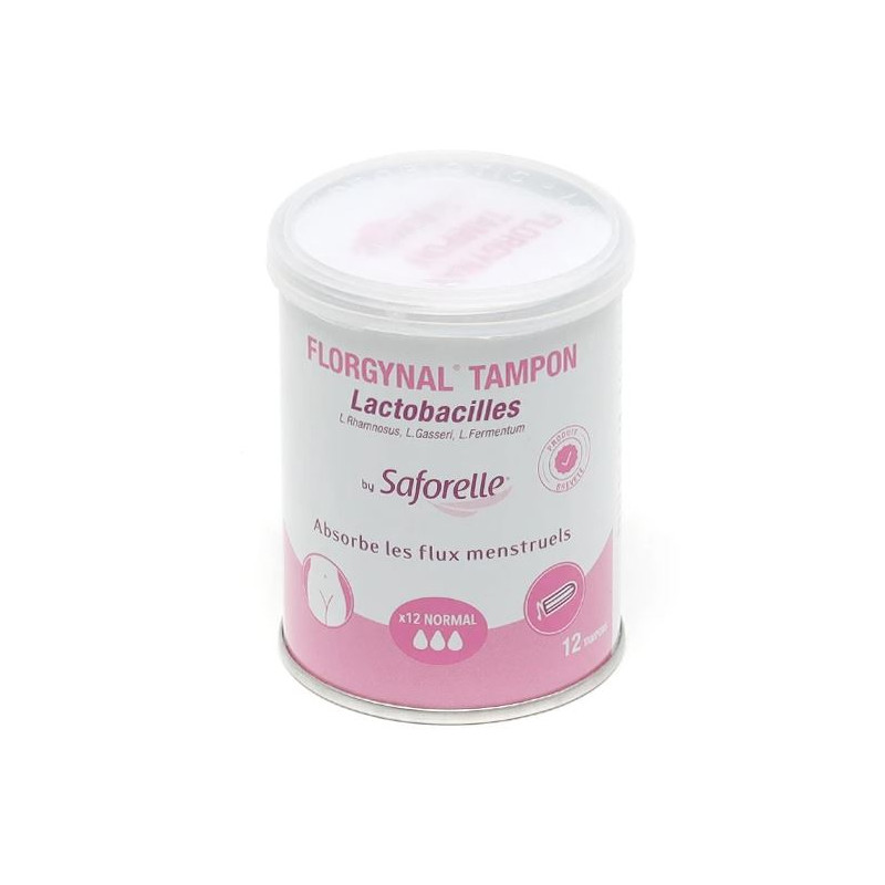 FLORGYNAL TAMPONS PROBIOTIQUES X12 NORMAL SAFORELLE FLORGYNAL TAMPONS PROBIOTIQUES X12 NORMAL SAFORELLE