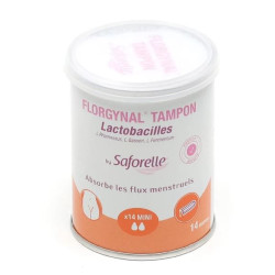 FLORGYNAL TAMPONS PROBIOTIQUES X14 MINI SAFORELLE