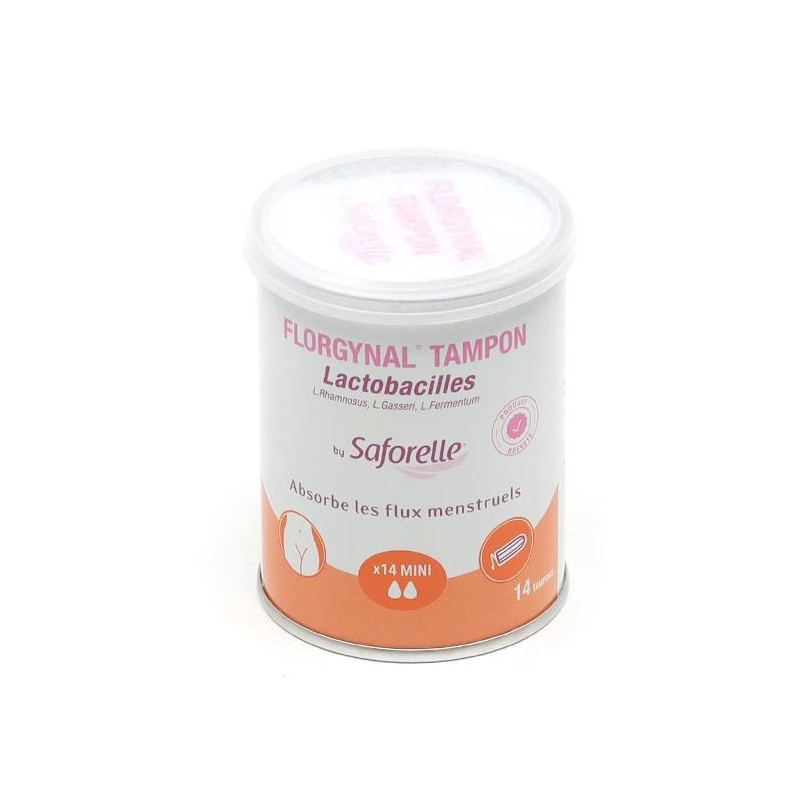 FLORGYNAL TAMPONS PROBIOTIQUES X14 MINI SAFORELLE FLORGYNAL TAMPONS PROBIOTIQUES X14 MINI SAFORELLE