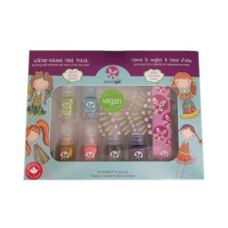 SUNCOATGIRLS MINI VERNIS ONGLES à base d'eau VEGAN 6 X 2ML