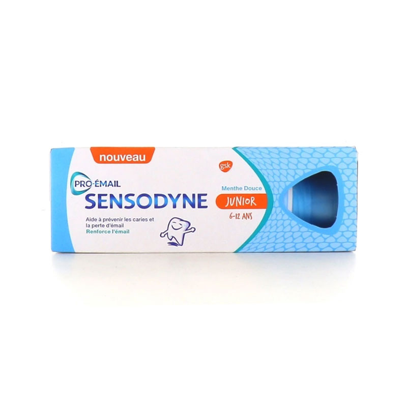 PRO-EMAIL DENTIFRICE JUNIOR 6-12 ANS 75ML SENSODYNE PRO-EMAIL DENTIFRICE JUNIOR 6-12 ANS 75ML SENSODYNE