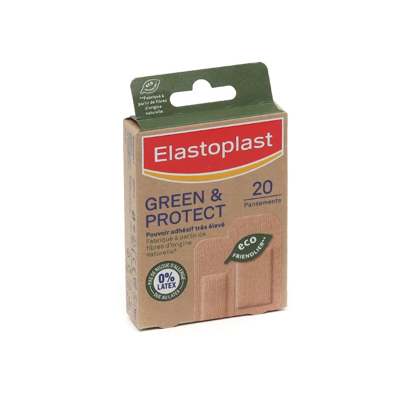 ELASTOPLAST PANSEMENTS GREEN & PROTECT X20