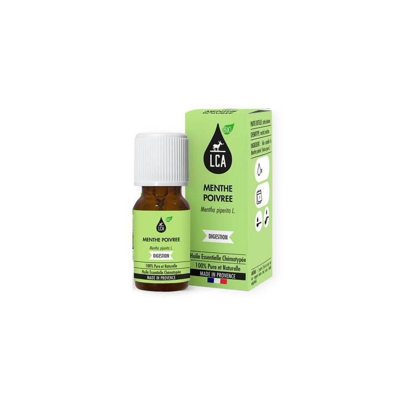 HUILE ESSENTIELLE BIO MENTHE POIVREE 10ML LCA