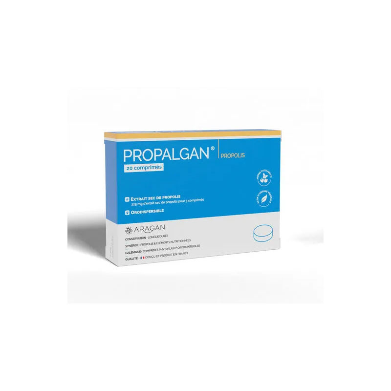 PROPALGAN PROPOLIS 20 COMPRIMES ARAGAN PROPALGAN PROPOLIS 20 COMPRIMES ARAGAN