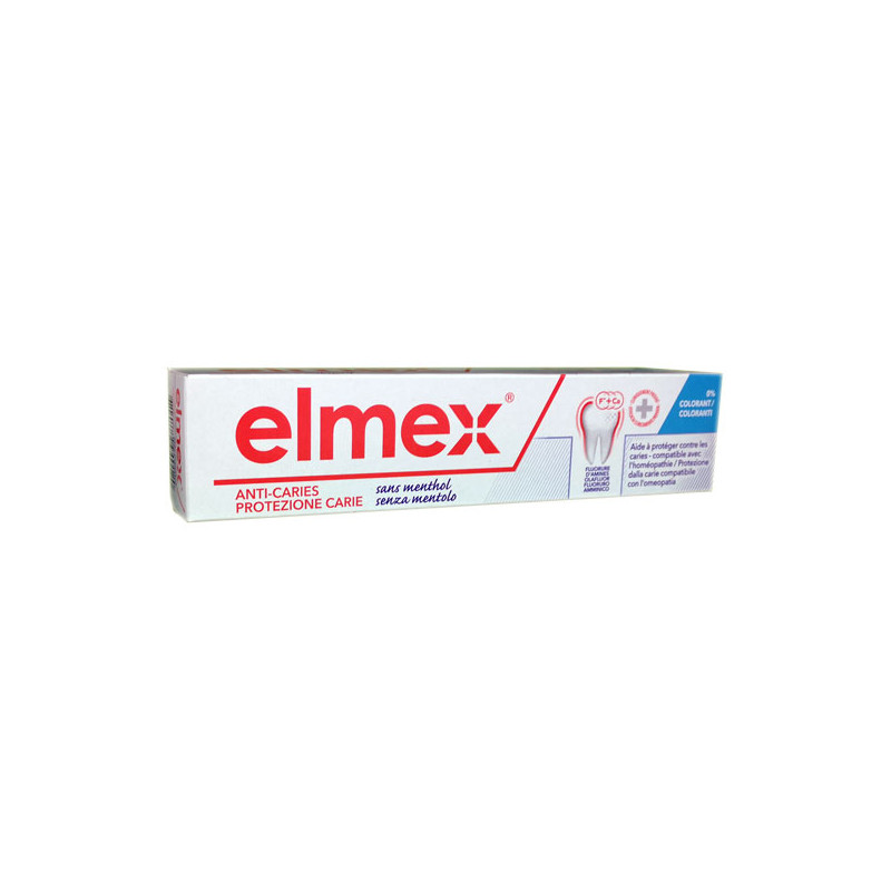 DENTIFRICE ANTI CARIES SANS MENTHOL 75 ML ELMEX DENTIFRICE ANTI CARIES SANS MENTHOL 75 ML ELMEX