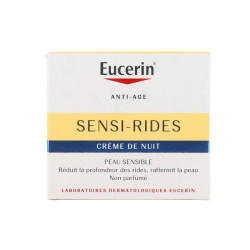 SENSI RIDES CREME NUIT ANTI RIDES 50ML EUCERIN