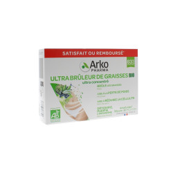 ARKOFLUIDES® ULTRA BRÛLEUR DE GRAISSES BIO 30 AMPOULES ARKOPHARMA