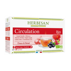 INFUSION CIRCULATION BIO X 20 SACHETS HERBESAN