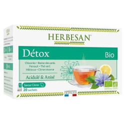 INFUSION DETOX BIO X 20 SACHETS HERBESAN