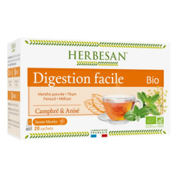 INFUSION DIGESTION FACILE BIO X 20 SACHETS HERBESAN