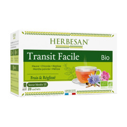 INFUSION TRANSIT FACILE BIO X 20 SACHETS HERBESAN