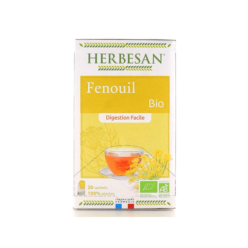 INFUSION FENOUIL BIO X 20 SACHETS HERBESAN
