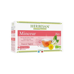 INFUSION MINCEUR BIO X 20 SACHETS HERBESAN