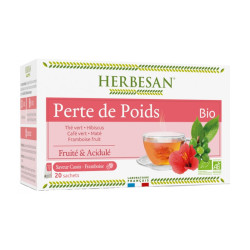 INFUSION PERTE DE POIDS BIO X 20 SACHETS HERBESAN