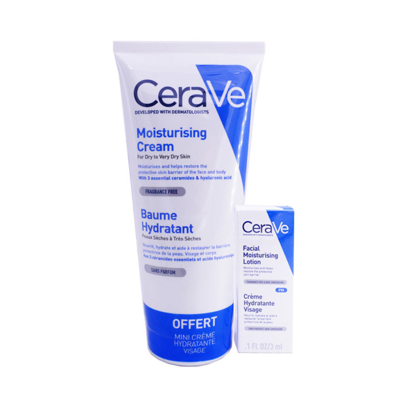 BAUME HYDRATANT PS à TS 177ML + MINI CREME HYDRATANTE OFFERTE CERAVE BAUME HYDRATANT PS à TS 177ML + MINI CREME HYDRATANTE OFFERTE CERAVE