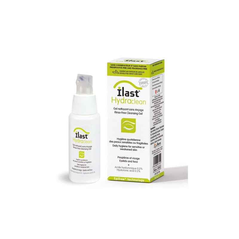 ILAST HYDRACLEAN GEL NETTOYANT PAUPIERES VISAGE 50ML