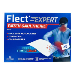 FLECT' EXPERT PATCH GAULTHERIE EFFET FROID X5 LABORATOIRE GENEVRIER
