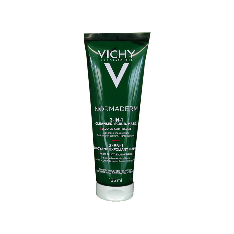 NORMADERM 3 EN 1 NETTOYANT EXFOLIANT MASQUE 125ML VICHY