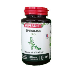 SPIRULINE BIO 120 GELULES SUPERDIET