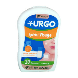 URGO PANSEMENTS SPECIAL VISAGE 2 FORMATS X 20