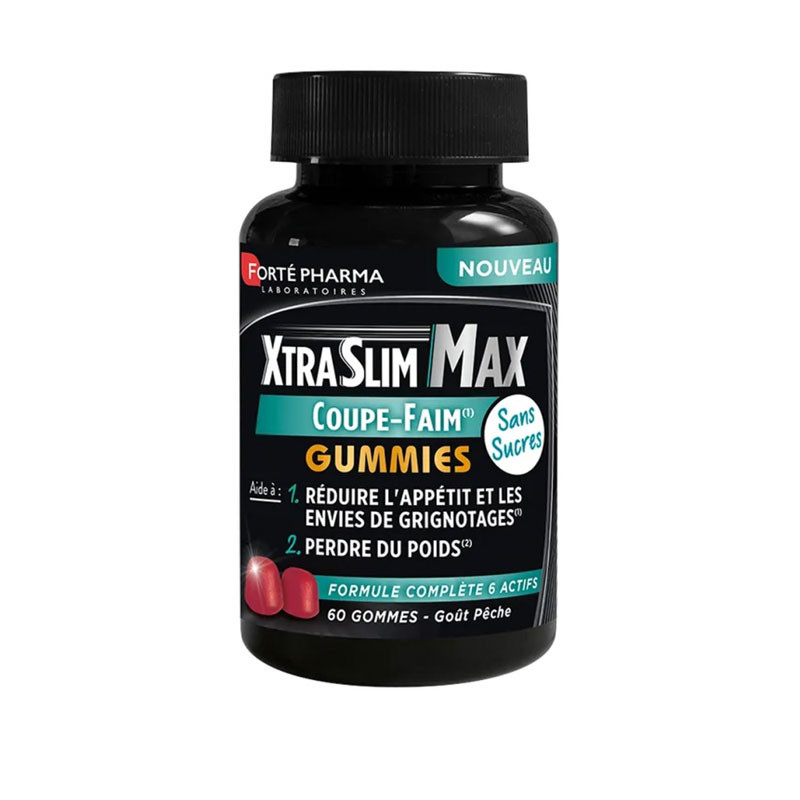 XTRASLIM MAX GUMMIES COUPE-FAIM X 60 FORTE PHARMA