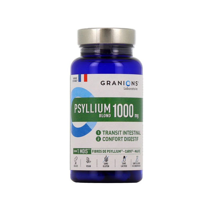 GRANIONS PSYLLIUM BLOND 1000MG 60 GELULES