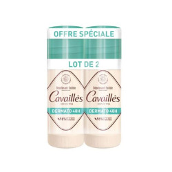 DEODORANT DERMATO 48H LOT DE 2 STICKS DE 40ml ROGE CAVAILLES