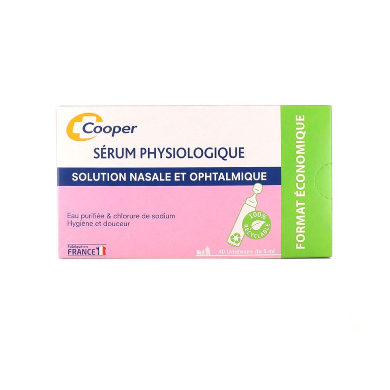 PHY - SERUM PHYSIOLOGIQUE 40 Capsules X 5ML