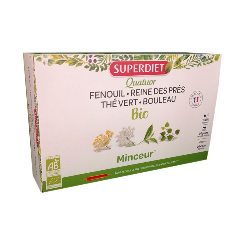 SUPERDIET Quatuor Fenouil Digestion BIO - 150 Gélules