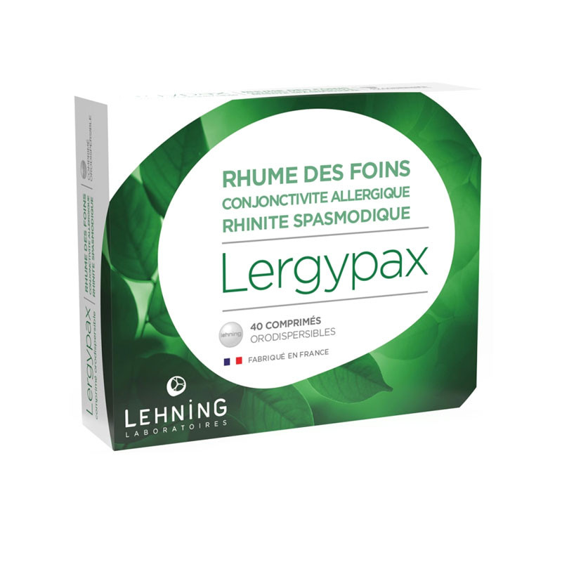 LERGYPAX RHUME DES FOINS 40 COMPRIMES ORODISPERSIBLES LEHNING