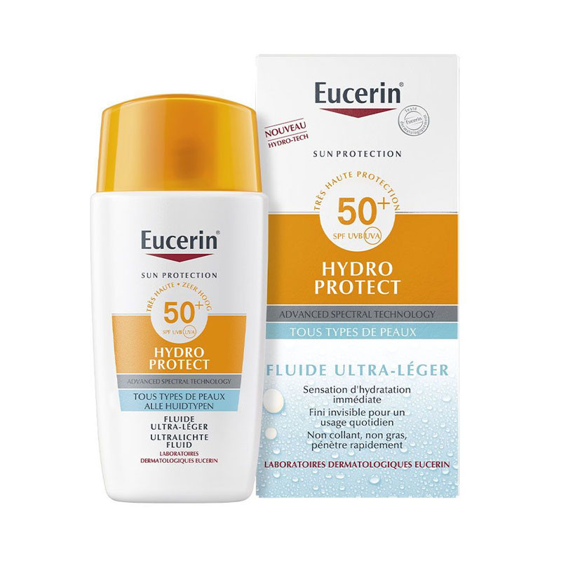 SUN PROTECTION HYDROPROTECT FLUIDE ULTRA LEGER SPF50+ 50ML EUCERIN SUN PROTECTION HYDROPROTECT FLUIDE ULTRA LEGER SPF50+ 50ML EUCERIN