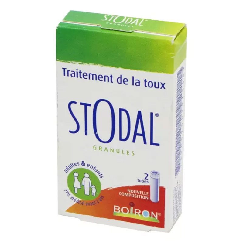 STODAL TOUX GRANULES 2 TUBES BOIRON