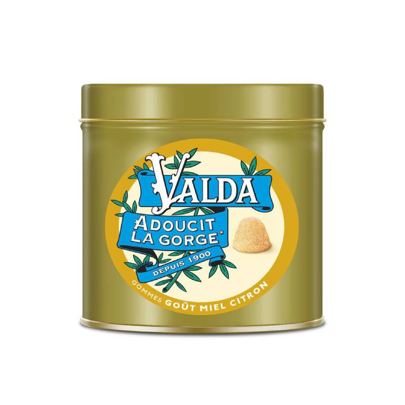 GOMMES MIEL CITRON 140G VALDA