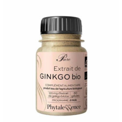 GINKGO BIO 60 GELULES PHYTALESSENCE