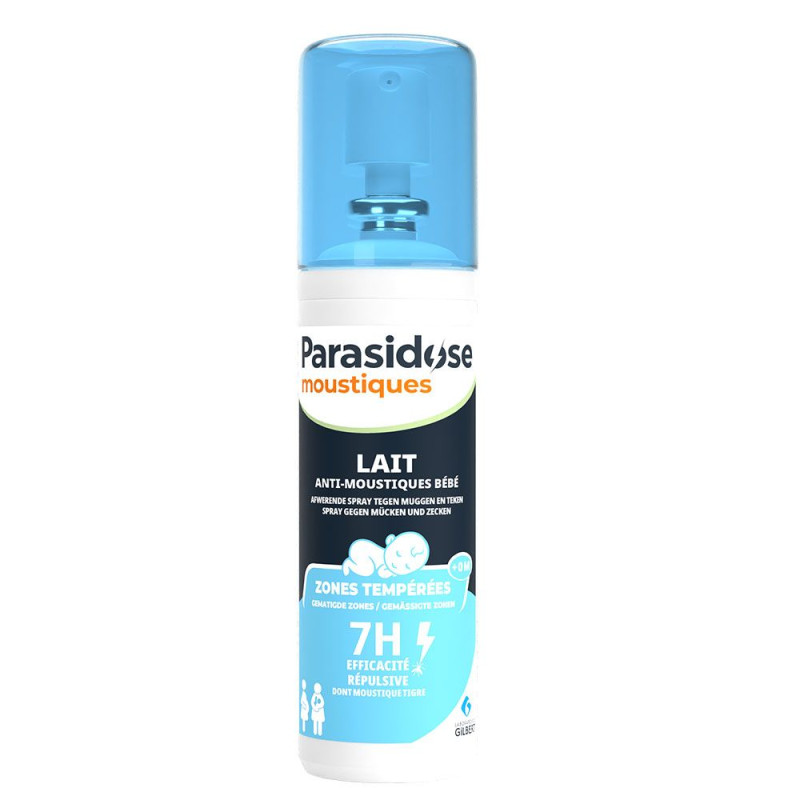 PARASIDOSE LAIT ANTI MOUSTIQUES BÉBÉ 100ML GILBERT LABORATOIRES PARASIDOSE LAIT ANTI MOUSTIQUES BÉBÉ 100ML GILBERT LABORATOIRES
