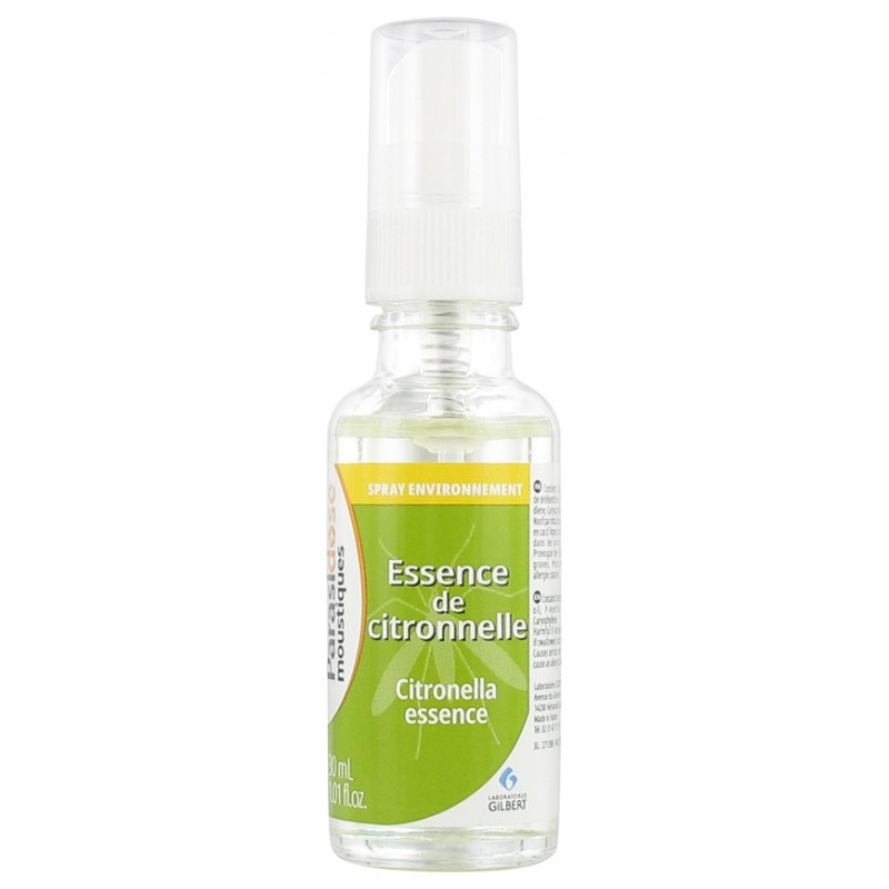 PARASIDOSE ESSENCE DE CITRONNELLE SPRAY ENVIRONNEMENT 30ML GILBERT LABORATOIRES