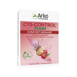 CYS CONTROL FLASH CONFORT URINAIRE 20 GELULES ARKOPHARMA