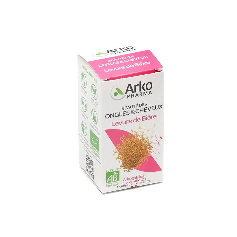 ARKOGELULES LEVURE DE BIERE BIO 45 GELULES ARKOPHARMA