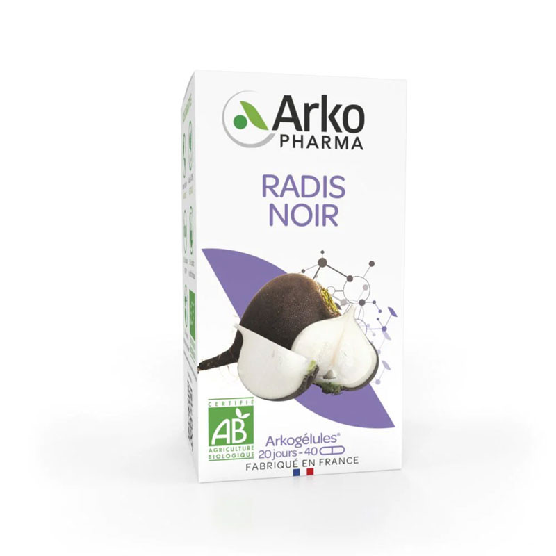 ARKOGÉLULES® BIO RADIS NOIR 40 GELULES ARKOPHARMA