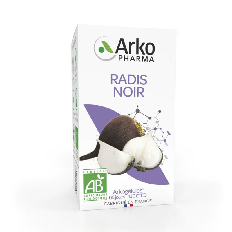 ARKOGÉLULES® BIO RADIS NOIR 130 GELULES ARKOPHARMA